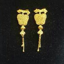 Gold Ladies Vertical Fancy Tops