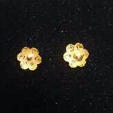 Gold Ladies Fancy Flower tops