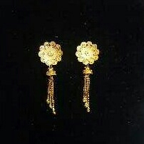 Gold Ladies Vertical Fancy tops Yellow