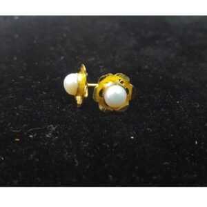 22K / 916 Gold Antique Indian Moti Earrings