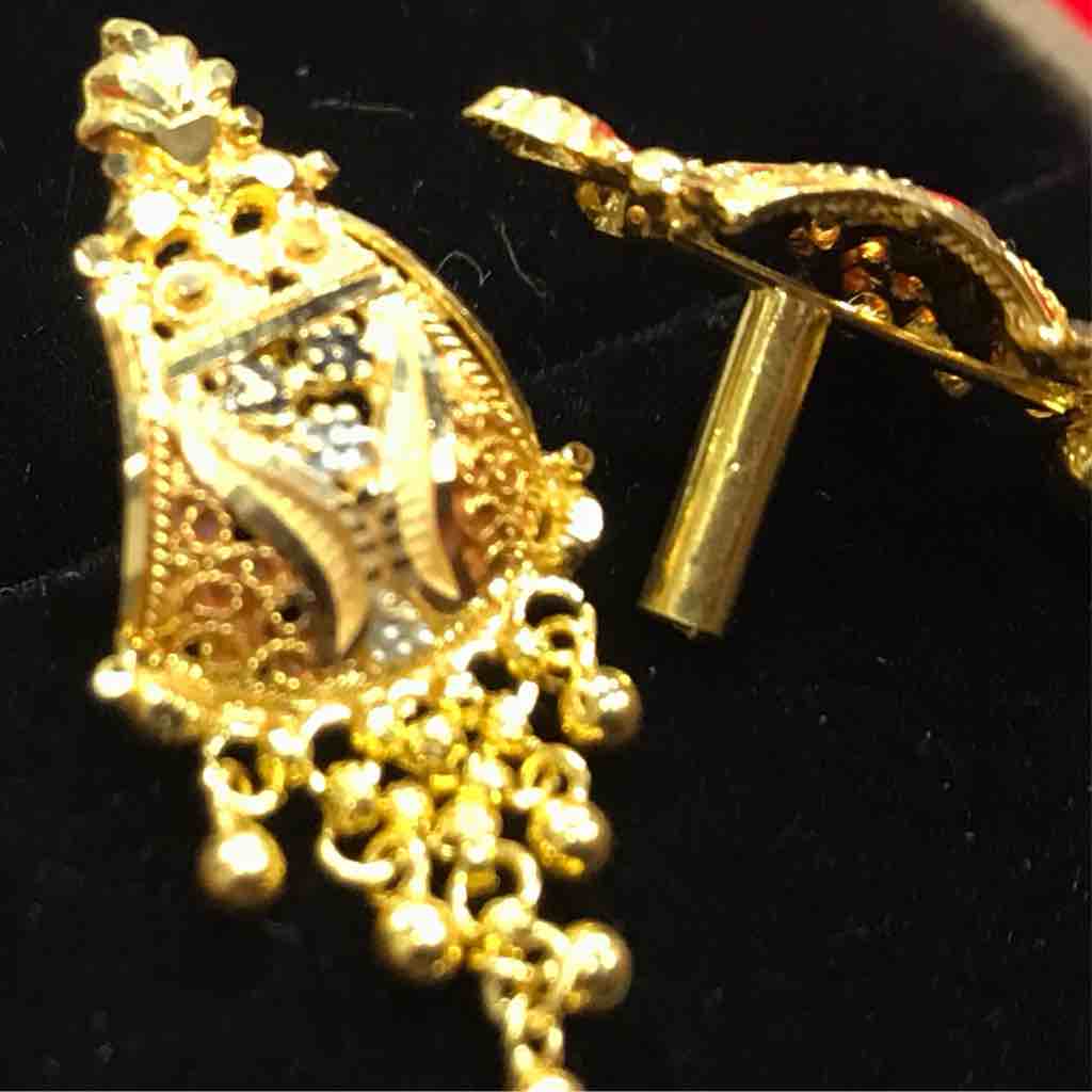 18KT Classic Gold Earrings - Image 2