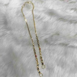 Delicate 750KT Gold Earrchain For ladies