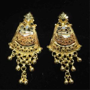 18KT Simple Design Ladies Butti