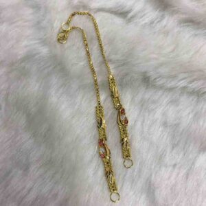 Stylish 750KT Gold Ladies EarrChain