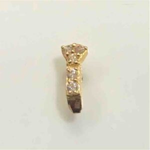 68T Simple Gold Nosepin For Ladies