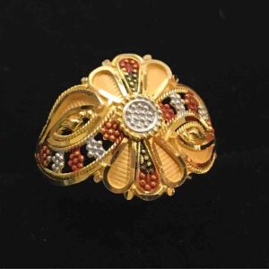 18k/750 Classic Gold Ring For Ladies