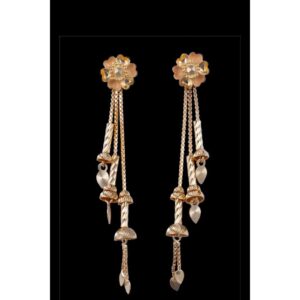 18KT Gold Stylish Ladies Earrings