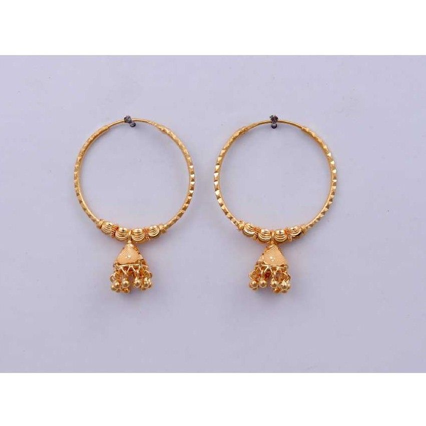 18KT Gold Jumkhi Bali