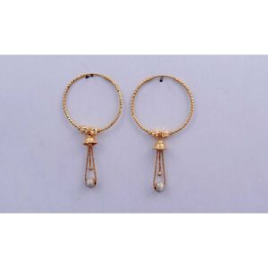 18KT Gold CNC Stylish  Vertical Bali