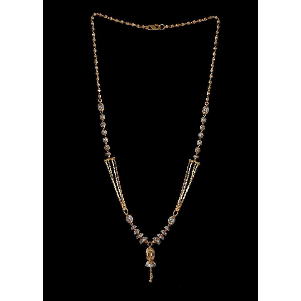18KT Gold Designer Ladies Mala - Image 2
