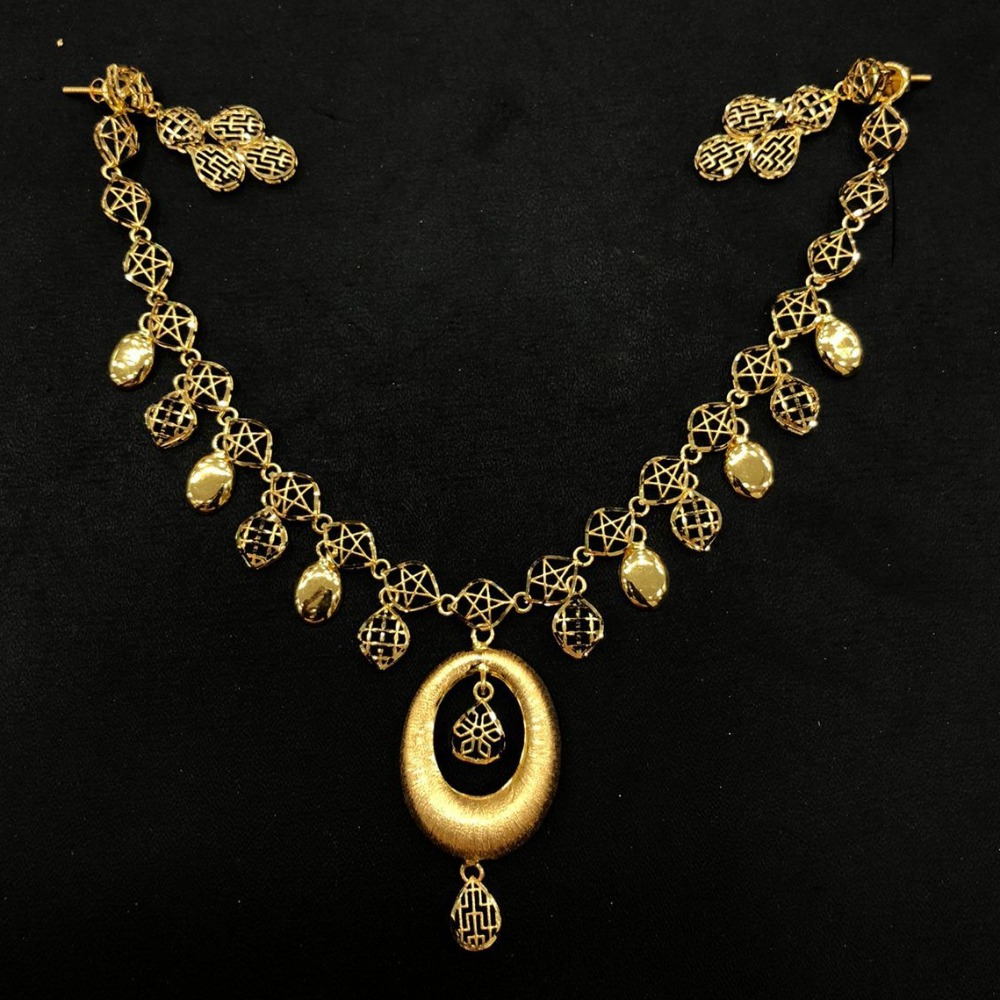 916 Gold Antique Necklace Set