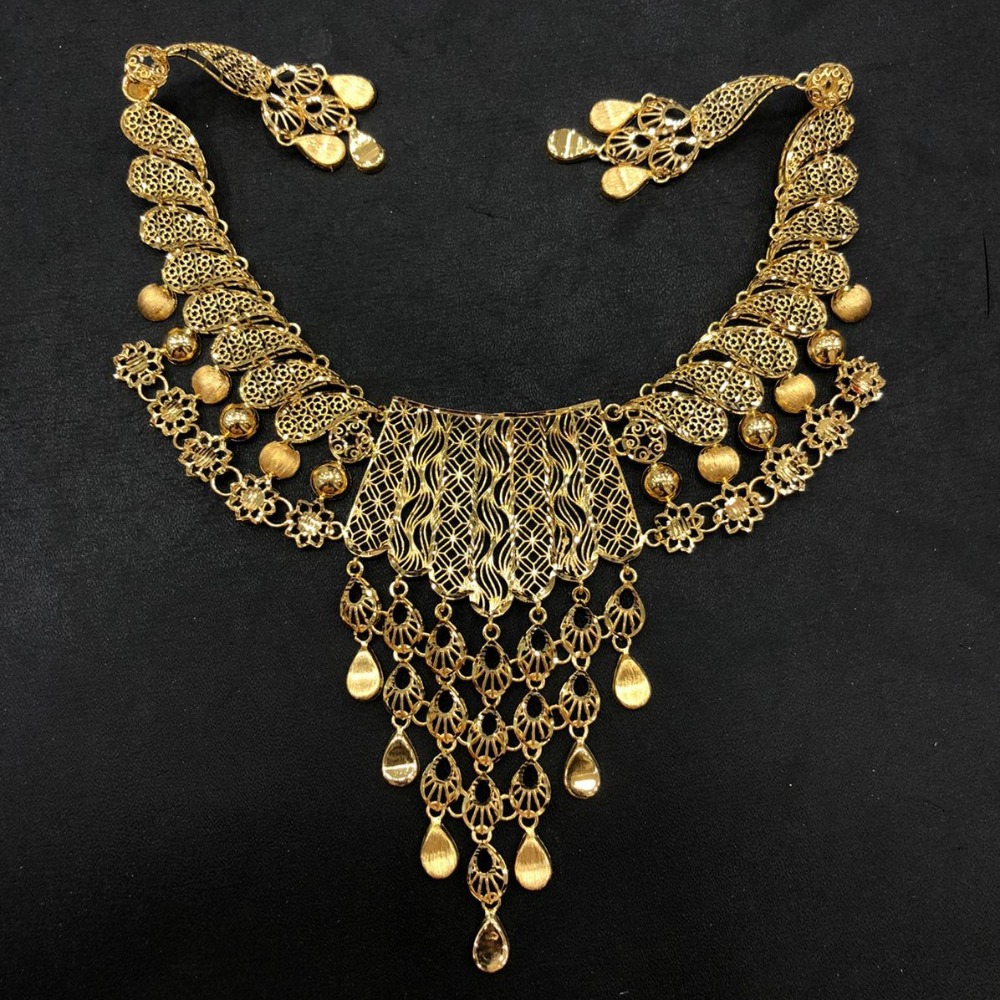 22K Gold Attractive Turkish Necklace Set