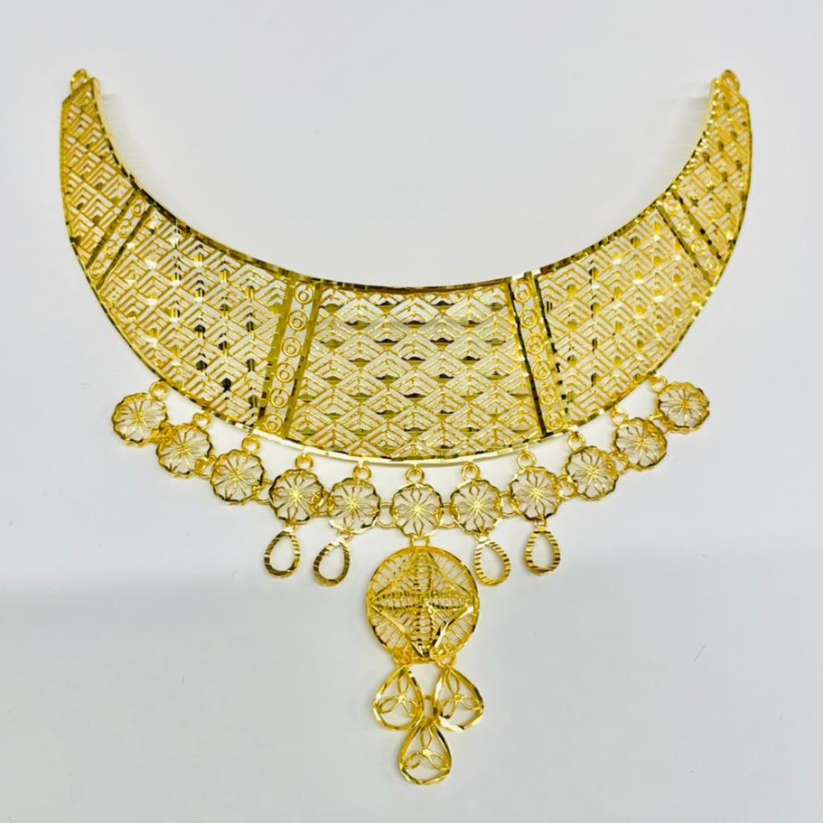 22KT Gold Designer Turkish Necklace