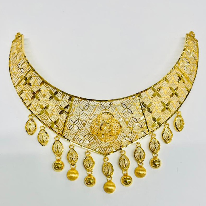 916 Gold Fancy Turkish Necklace