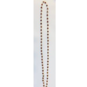 Silver rudraksh mala