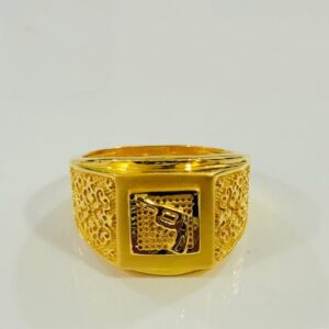 Gold Wedding Gents Ring