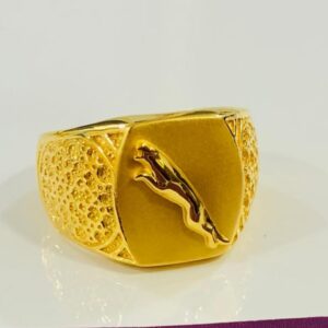 Gold Contemporary Gents Ring