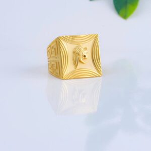 Gold Plain Gents Ring