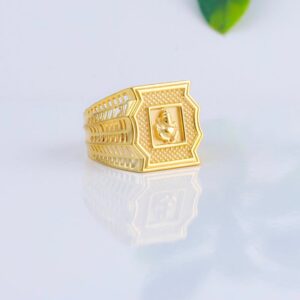 Gold Fancy Gents Ring