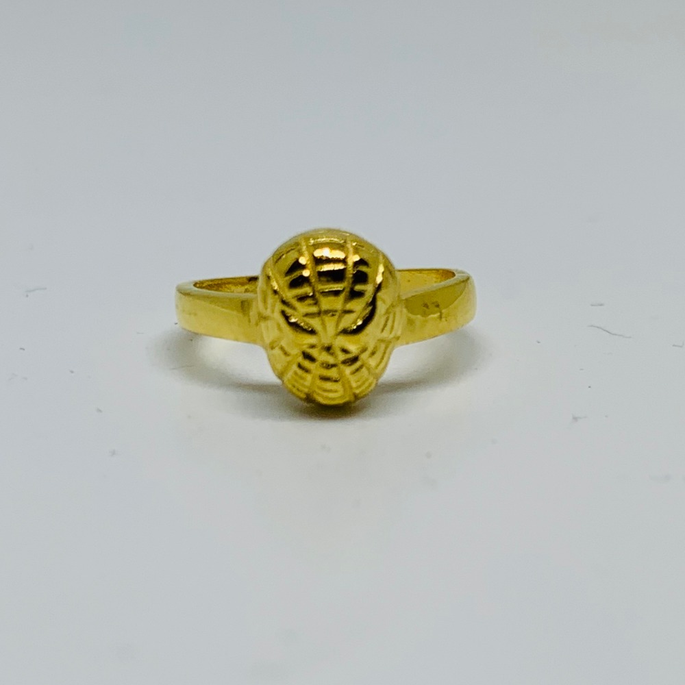 916 Gold Plain Casting Baby Rings