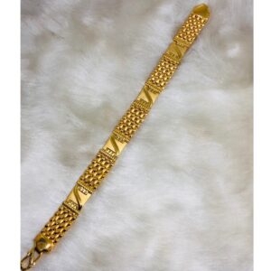 916 Gold Plain Casting Bracelet