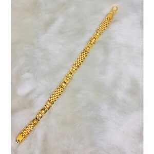 916 Gold Plain Casting Bracelet