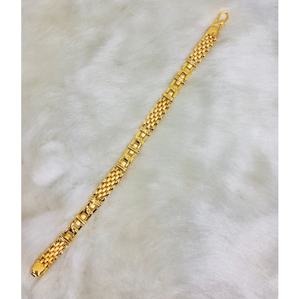 916 Gold Plain Casting Bracelet