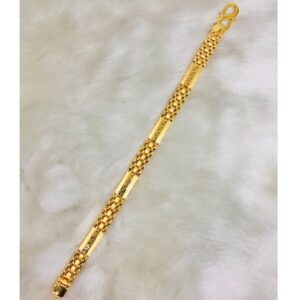 916 Gold Plain Casting Bracelet