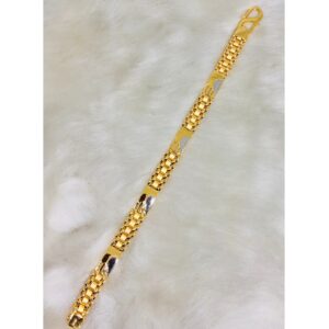 916 Gold Plain Casting Bracelet