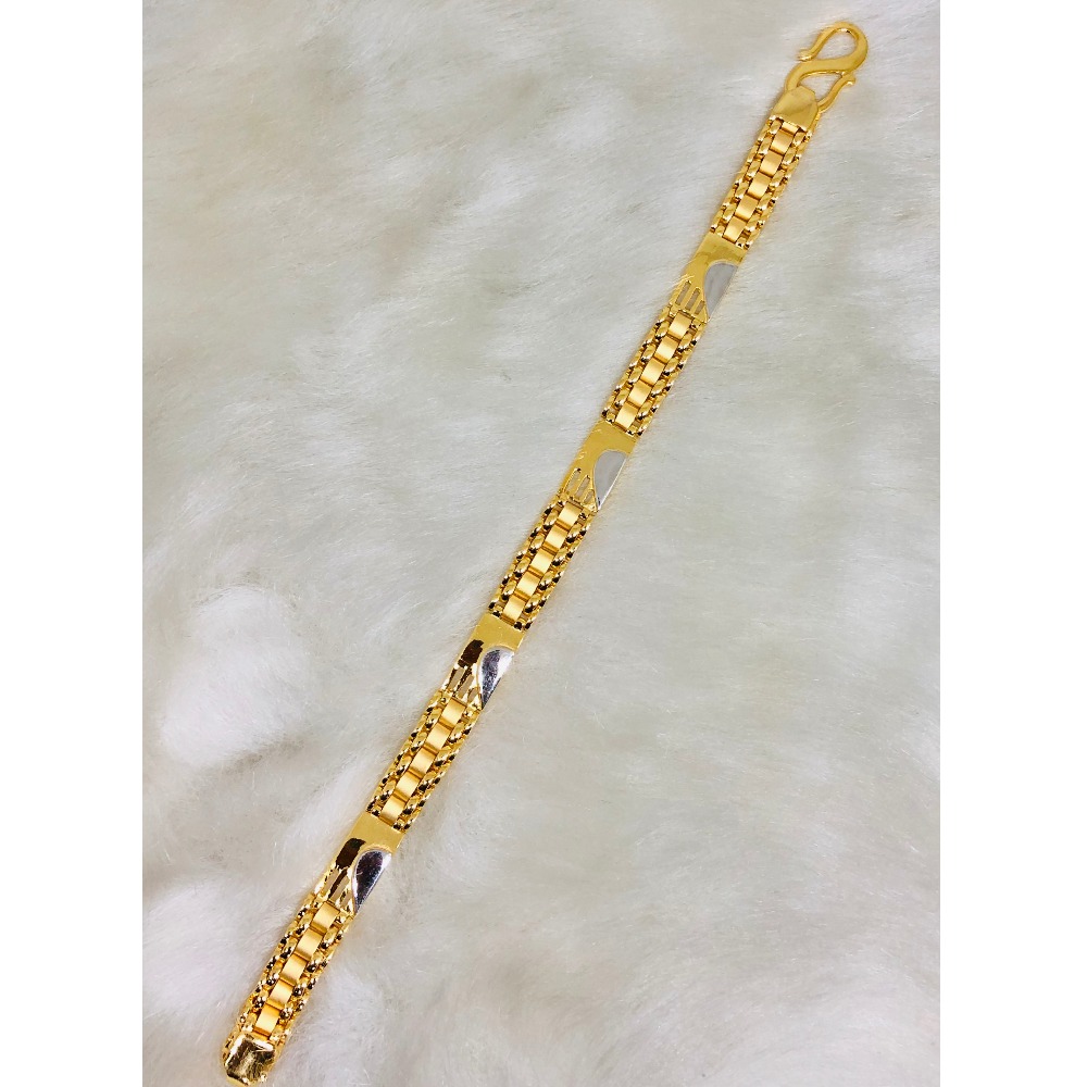 916 Gold Plain Casting Bracelet