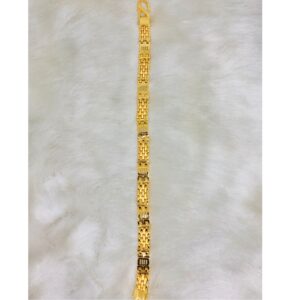 916 Gold Plain Casting Bracelet