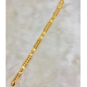 916 Gold Plain Casting Bracelet