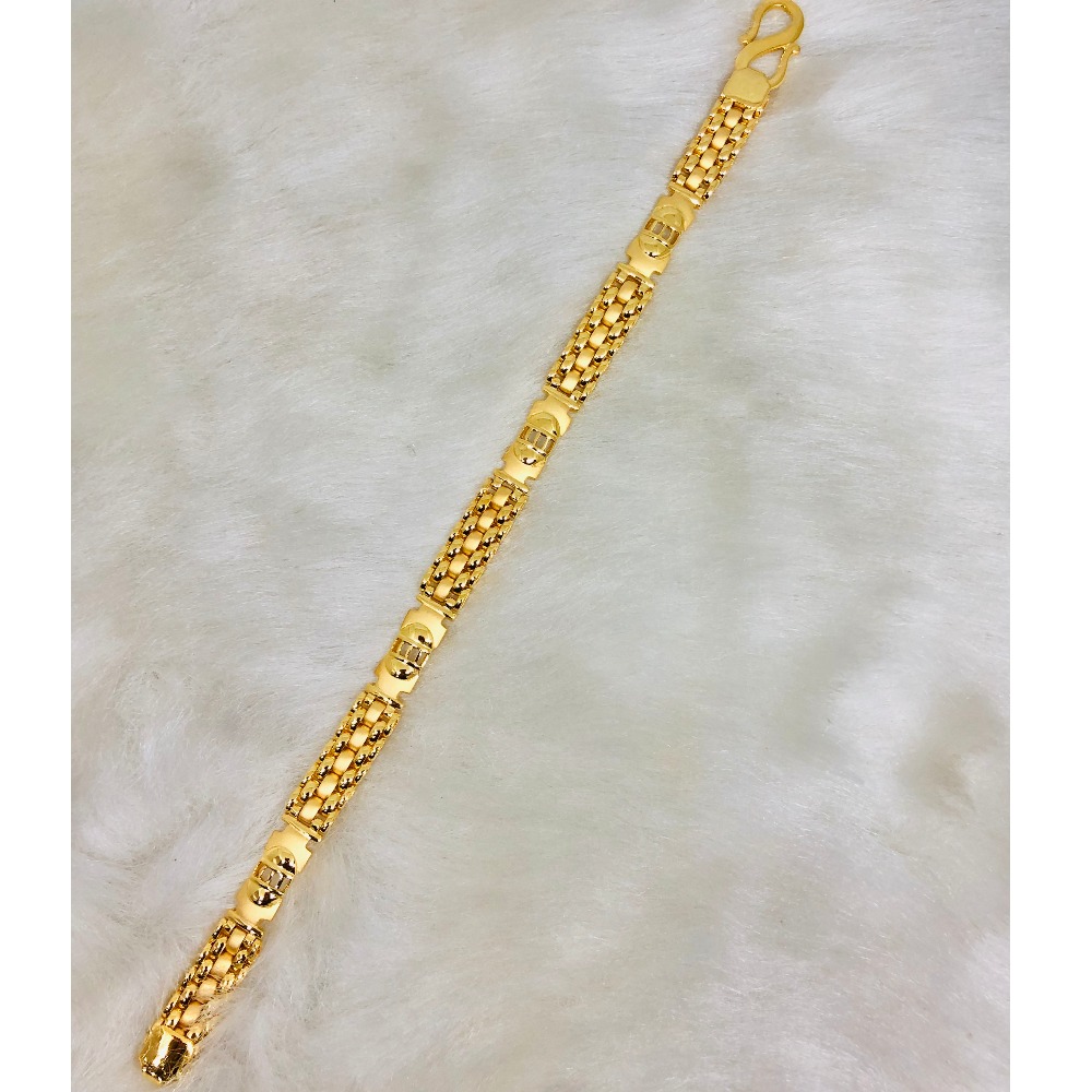 916 Gold Plain Casting Bracelet