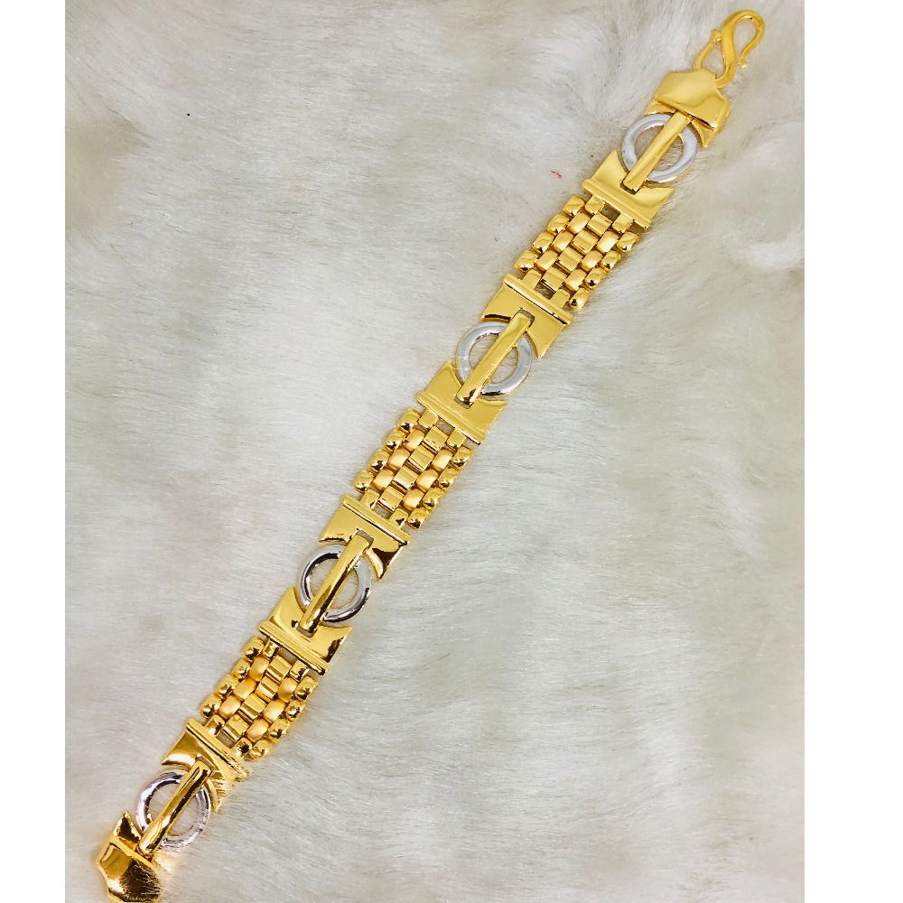 916 Gold Plain Casting Bracelet