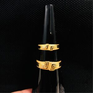 916 Gold Designer Couple ring KDJ-R039