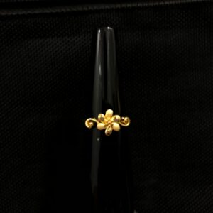 916 Gold Flower Design Ring For Women KDJ-R028