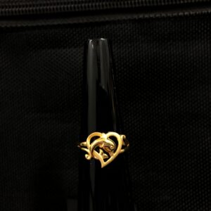 916 Gold Heart Shape Ring KDJ-R026