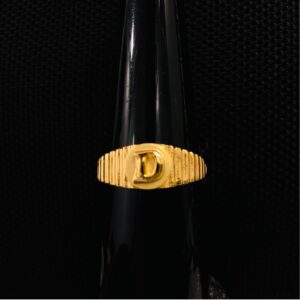 916 Gold D Alphabet Ring For Men KDJ-R017