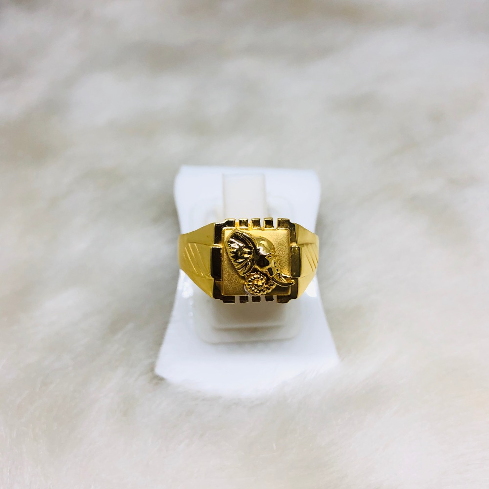916 Gold Fancy Gents Ring KDJ-R008