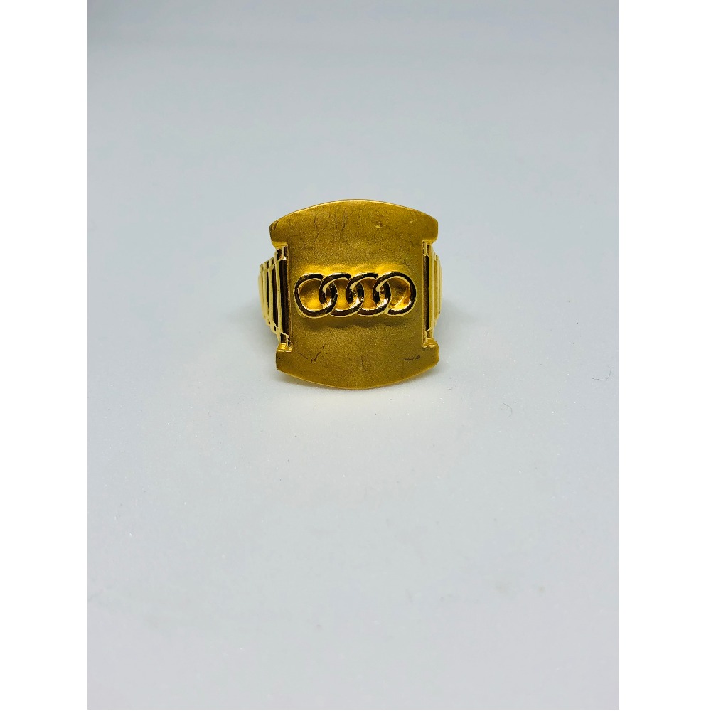 916 gold fancy ring for men kdj-r004