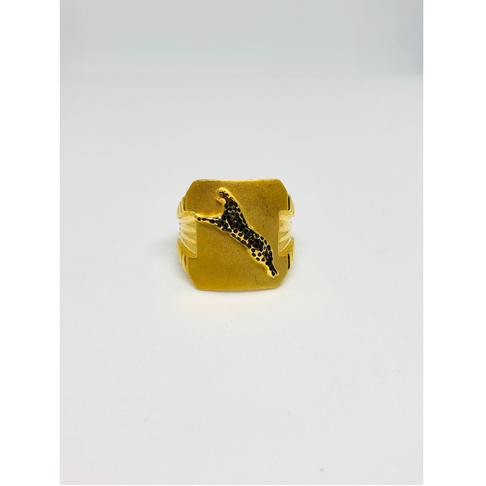 916 Gold jaguar Ring For Men KDJ-R002