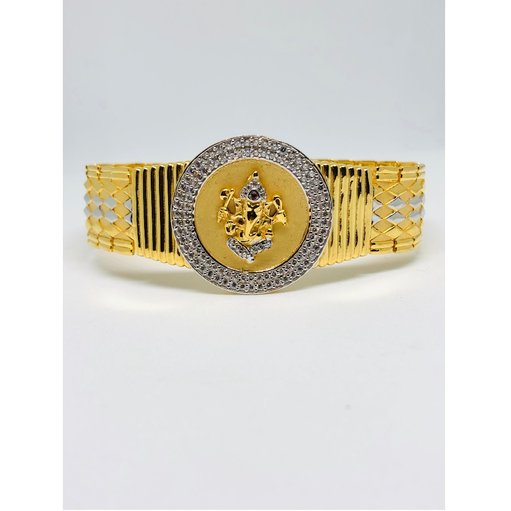 916 Gold Designer Bracelet For Men KDJ-B002