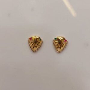 Gold Modern Casual Earring
