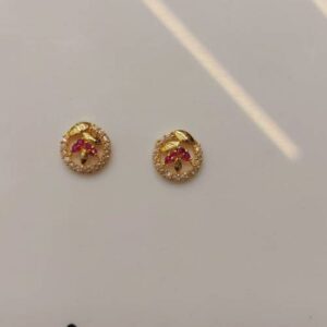Gold Lightweight Design Casual Earring