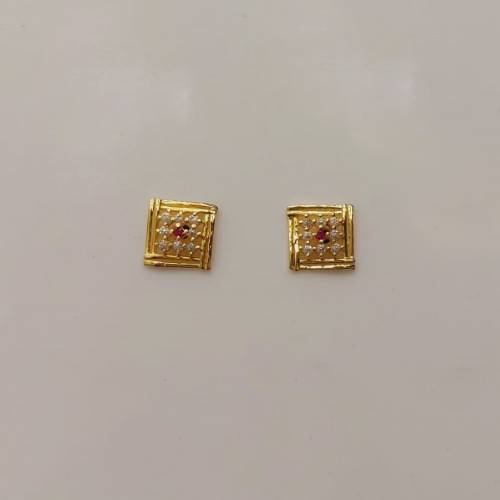 Yellow Gold Earring