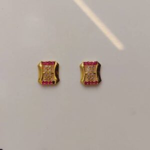 Gold Modern Earring