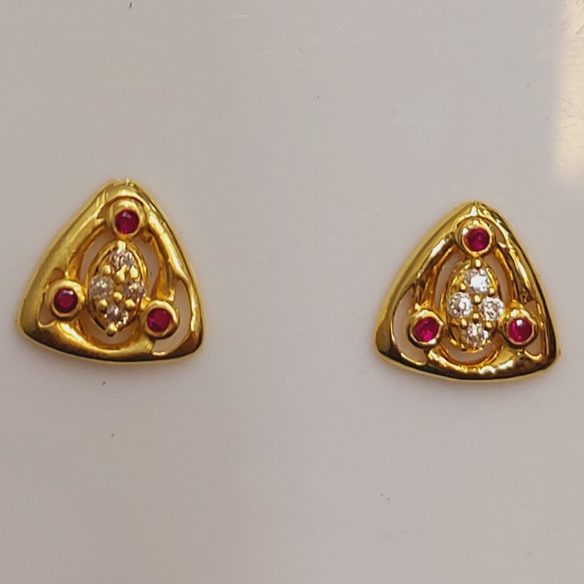 18k Gold fancy tops - Image 2