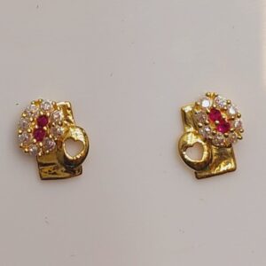 18k gold cocktail earrings
