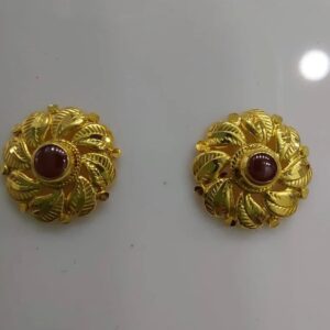 18k coimbatore light weight Tops Earring