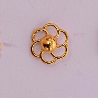 16ct gold nosepin ball fancy